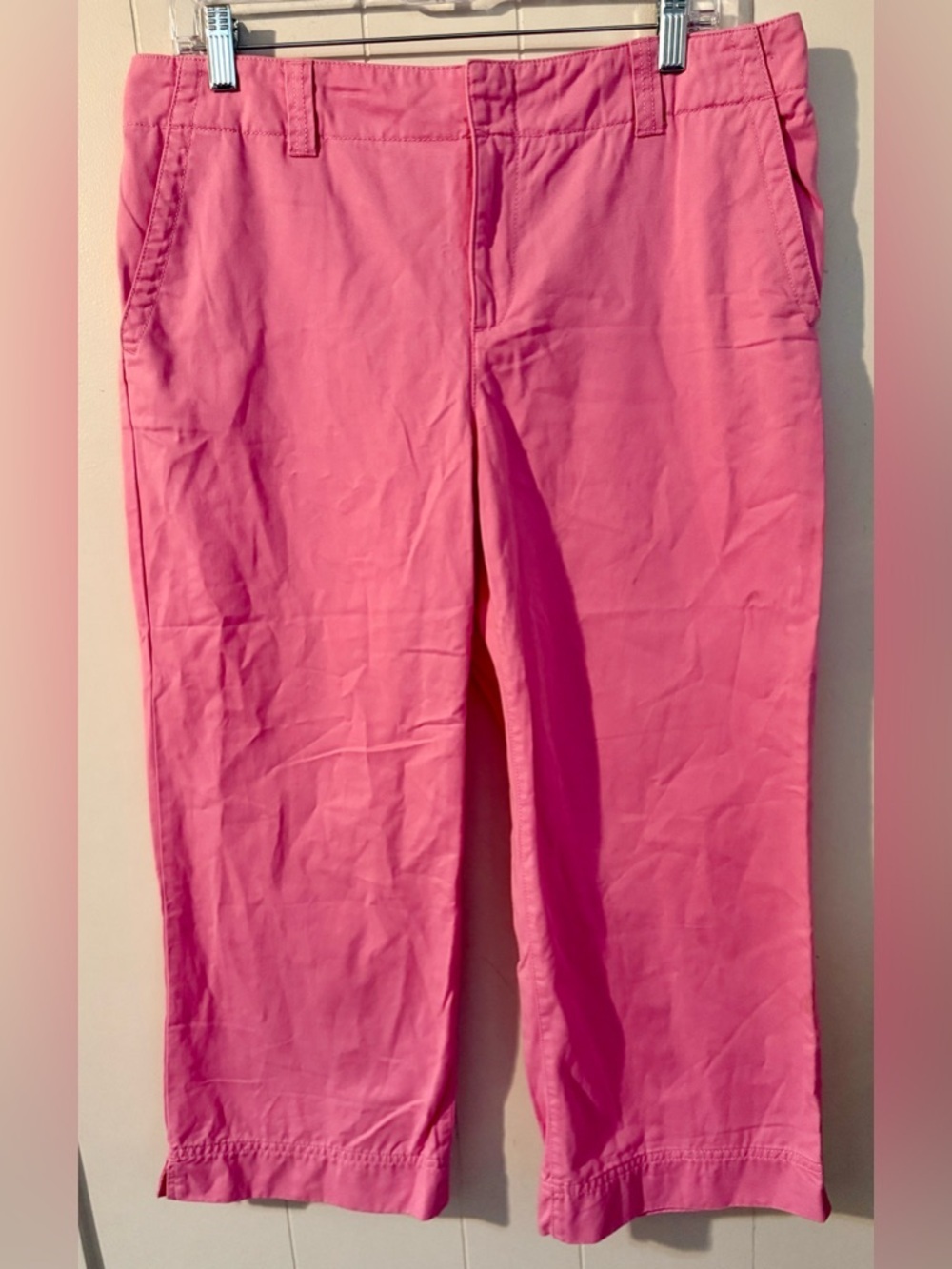 Lilly Pulitzer Pink Capri Pants Size 12